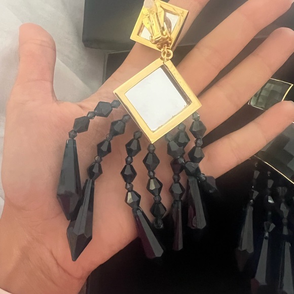 Limited edition Balmain x H&M Crystal Chandelier Clip-on Earrings - Picture 6 of 6